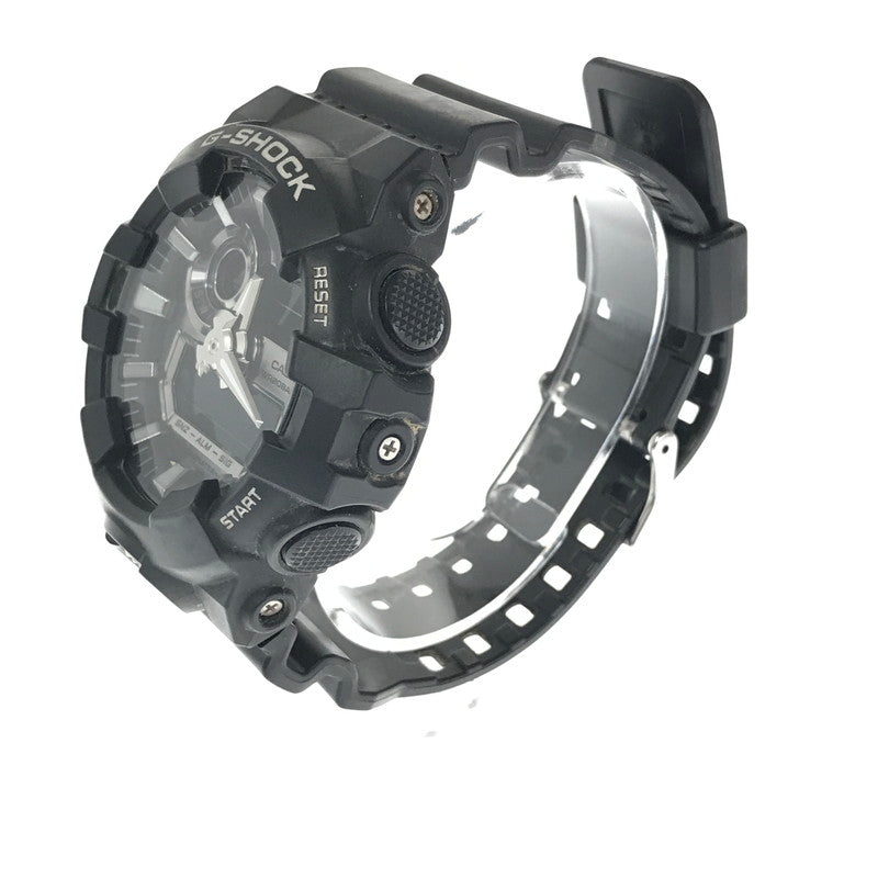 【中古品】【メンズ】 G-SHOCK ジーショック GA-700 SERIES GA-710-1AJF ANALOG-DIGITAL WATCH アナログ デジタル クォーツ 時計 196-260812-rt-12-tagh カラー：ブラック 万代Net店