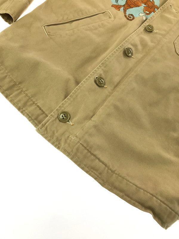 【中古品】【メンズ】 TOYS MCCOY トイズ マッコイ FELIX THE CAT UTILITY JACKET TMJ1106 フィリックス ザ キャット ユーティリティジャケット 145-260807-rt-08-tagh サイズ：36 カラー：ベージュ 万代Net店