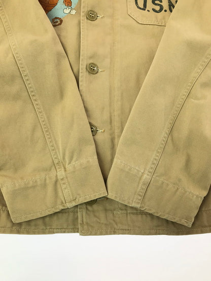 【中古品】【メンズ】 TOYS MCCOY トイズ マッコイ FELIX THE CAT UTILITY JACKET TMJ1106 フィリックス ザ キャット ユーティリティジャケット 145-260807-rt-08-tagh サイズ：36 カラー：ベージュ 万代Net店