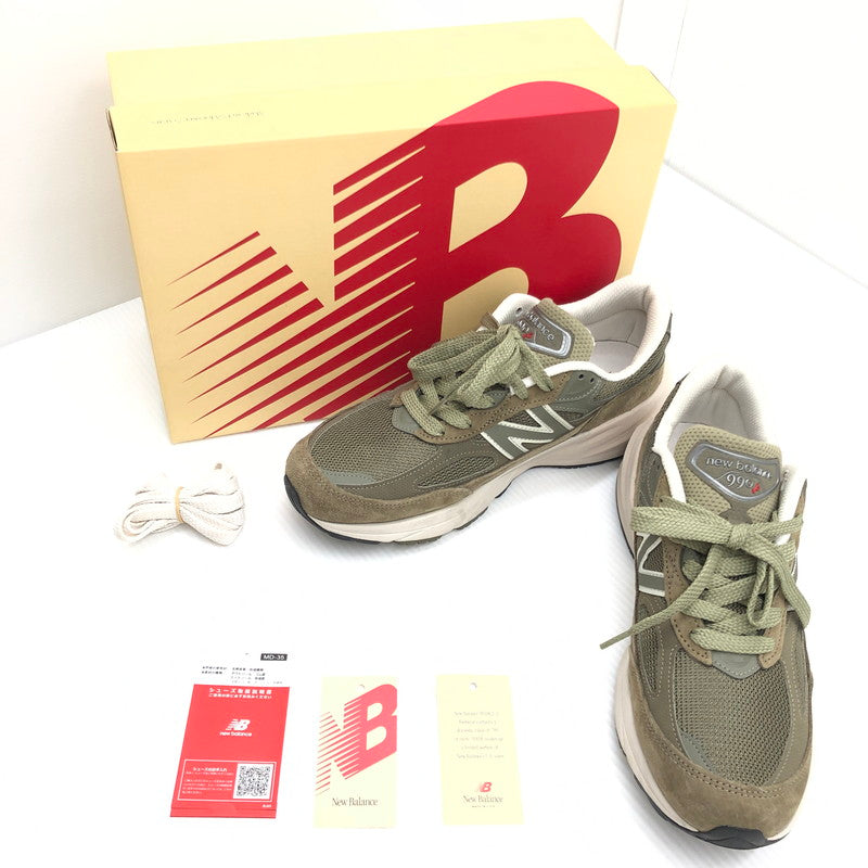【中古品】【メンズ】 NEW BALANCE ニュー バランス LOW CUT SNEAKER TRUE CAMO U990TB6 ローカット スニーカー 靴 162-260806-rt-17-tagh サイズ：28cm US10 カラー：グリーン系 万代Net店