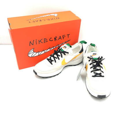 【中古美品】【メンズ】 NIKE CRAFT WOMEN'S ナイキ クラフト ウィメンズ × TOM SACHS トム サックス GENERAL PURPOSE SHOE BRICOLAGE スニーカー 靴 166-260806-rt-19-tagh サイズ：28.5cmUS11.5 カラー：SUMMIT WHITE/UNIVERSITY GOLD 万代Net店