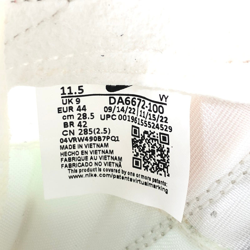 【中古美品】【メンズ】 NIKE CRAFT WOMEN'S ナイキ クラフト ウィメンズ × TOM SACHS トム サックス GENERAL PURPOSE SHOE BRICOLAGE スニーカー 靴 166-260806-rt-19-tagh サイズ：28.5cmUS11.5 カラー：SUMMIT WHITE/UNIVERSITY GOLD 万代Net店