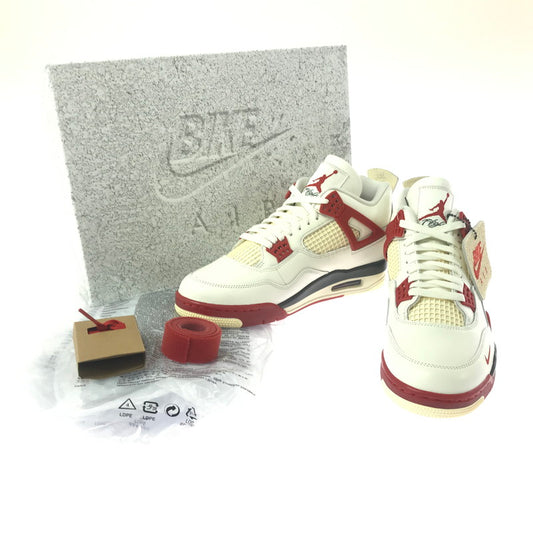 【中古美品】【メンズ】 NIKE ナイキ × NIGEL SYLVESTER ナイジェル・シルベスター AIR JORDAN 4 BRICK AFTER BRICK IQ8055-100 スニーカー 靴 160-260806-rt-25-tagh サイズ：28.5cm US10.5 カラー：ホワイト 万代Net店