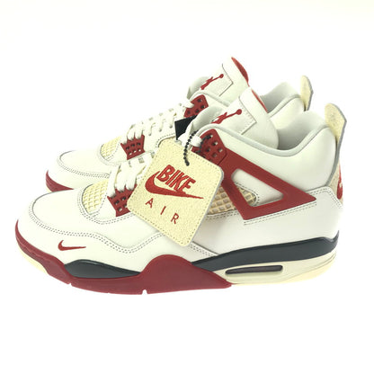 【中古美品】【メンズ】 NIKE ナイキ × NIGEL SYLVESTER ナイジェル・シルベスター AIR JORDAN 4 BRICK AFTER BRICK IQ8055-100 スニーカー 靴 160-260806-rt-25-tagh サイズ：28.5cm US10.5 カラー：ホワイト 万代Net店