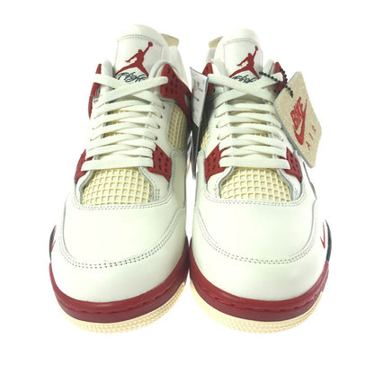 【中古美品】【メンズ】 NIKE ナイキ × NIGEL SYLVESTER ナイジェル・シルベスター AIR JORDAN 4 BRICK AFTER BRICK IQ8055-100 スニーカー 靴 160-260806-rt-25-tagh サイズ：28.5cm US10.5 カラー：ホワイト 万代Net店