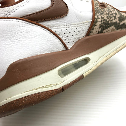 【中古品】【メンズ】 NIKE ナイキ × STUSSY ステューシー AIR FLIGHT 89 LOW SP WHITE AND PECAN FD6475-100 エア フライト 89 ロー スニーカー 靴 160-260806-rt-11-tagh サイズ：28.5cm US10.5 カラー：WHITE/PECAN-FOSSIL 万代Net店