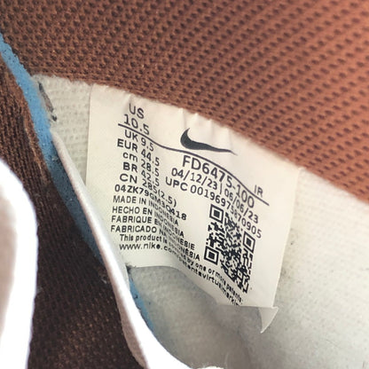 【中古品】【メンズ】 NIKE ナイキ × STUSSY ステューシー AIR FLIGHT 89 LOW SP WHITE AND PECAN FD6475-100 エア フライト 89 ロー スニーカー 靴 160-260806-rt-11-tagh サイズ：28.5cm US10.5 カラー：WHITE/PECAN-FOSSIL 万代Net店