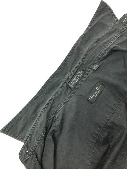 【中古品】【メンズ】 CHRISTIAN DIOR MONSIEUR クリスチャン ディオール ムッシュ 90's 2TONE LS SHIRT ツートーン ロングスリーブ シャツ 長袖シャツ トップス 146-260820-rt-10-tag サイズ：15 カラー：ブラック/ホワイト 万代Net店