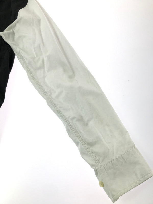 【中古品】【メンズ】 CHRISTIAN DIOR MONSIEUR クリスチャン ディオール ムッシュ 90's 2TONE LS SHIRT ツートーン ロングスリーブ シャツ 長袖シャツ トップス 146-260820-rt-10-tag サイズ：15 カラー：ブラック/ホワイト 万代Net店