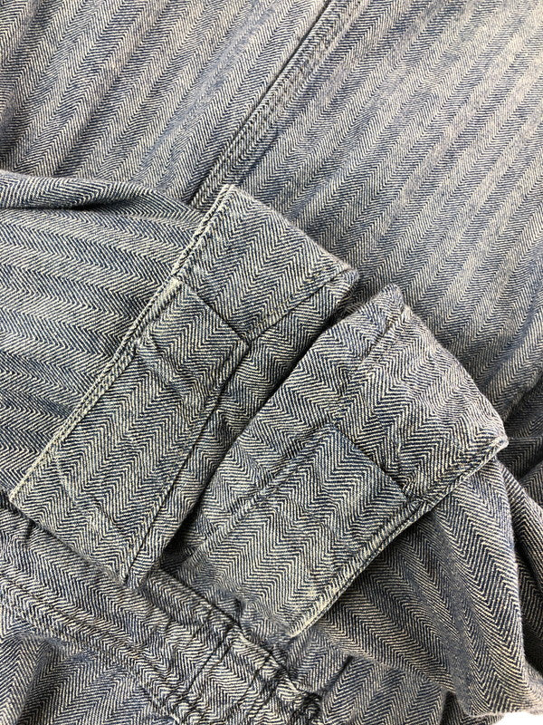 【中古品】【メンズ】 BIG MAC ビッグ マック 70's HERRINGBONE ALL IN ONE 70年代 ヘリボーン オール イン ワン ツナギ 146-260816-rt-30-tagh サイズ：44L カラー：インディゴ 万代Net店