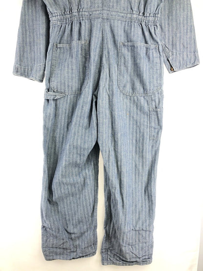 【中古品】【メンズ】 BIG MAC ビッグ マック 70's HERRINGBONE ALL IN ONE 70年代 ヘリボーン オール イン ワン ツナギ 146-260816-rt-30-tagh サイズ：44L カラー：インディゴ 万代Net店