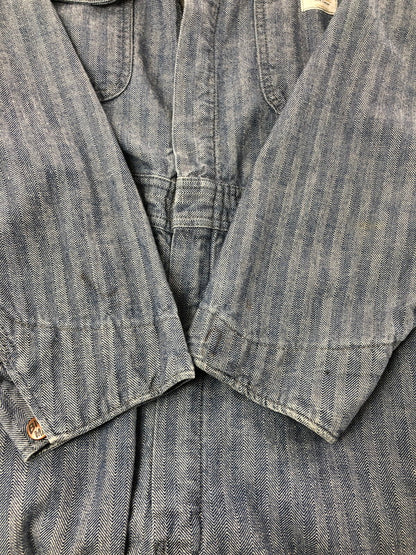 【中古品】【メンズ】 BIG MAC ビッグ マック 70's HERRINGBONE ALL IN ONE 70年代 ヘリボーン オール イン ワン ツナギ 146-260816-rt-30-tagh サイズ：44L カラー：インディゴ 万代Net店