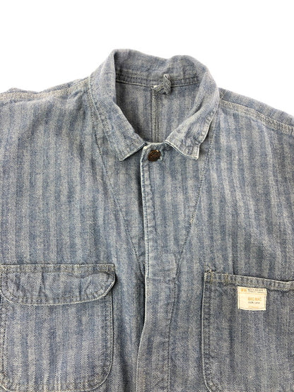 【中古品】【メンズ】 BIG MAC ビッグ マック 70's HERRINGBONE ALL IN ONE 70年代 ヘリボーン オール イン ワン ツナギ 146-260816-rt-30-tagh サイズ：44L カラー：インディゴ 万代Net店