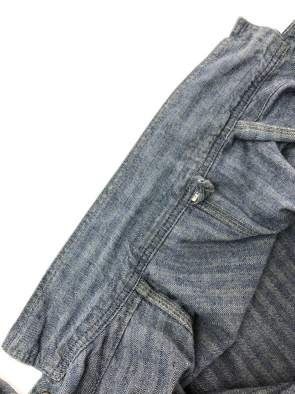【中古品】【メンズ】 BIG MAC ビッグ マック 70's HERRINGBONE ALL IN ONE 70年代 ヘリボーン オール イン ワン ツナギ 146-260816-rt-30-tagh サイズ：44L カラー：インディゴ 万代Net店