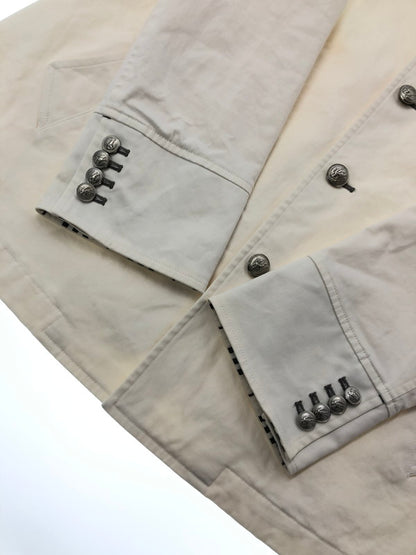【中古品】【メンズ】 BURBERRY BLACK LABEL バーバリーブラックレーベル JACKET WHITE ジャケット ライトアウター 141-260815-rt-06-tagh サイズ：L カラー：ホワイト 万代Net店