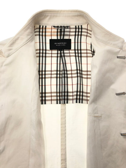 【中古品】【メンズ】 BURBERRY BLACK LABEL バーバリーブラックレーベル JACKET WHITE ジャケット ライトアウター 141-260815-rt-06-tagh サイズ：L カラー：ホワイト 万代Net店