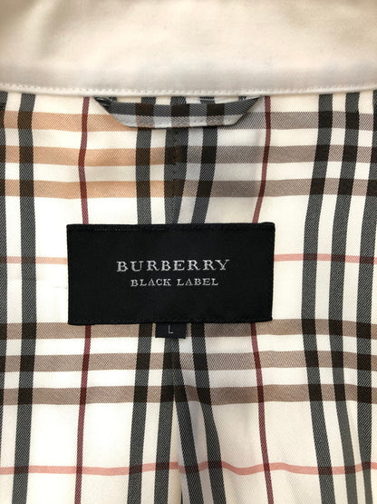 【中古品】【メンズ】 BURBERRY BLACK LABEL バーバリーブラックレーベル JACKET WHITE ジャケット ライトアウター 141-260815-rt-06-tagh サイズ：L カラー：ホワイト 万代Net店