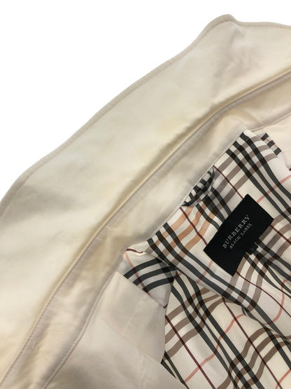 【中古品】【メンズ】 BURBERRY BLACK LABEL バーバリーブラックレーベル JACKET WHITE ジャケット ライトアウター 141-260815-rt-06-tagh サイズ：L カラー：ホワイト 万代Net店