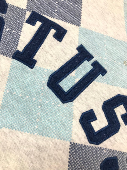 【中古品】【メンズ】 STUSSY ステューシー 00's ARGYLE CREW NECK SWEAT SHIRT GRAY 2000年代 アーガイル クルー ネック スウェット シャツ トレーナー 142-260807-rt-03-tagh サイズ：M カラー：グレー 万代Net店