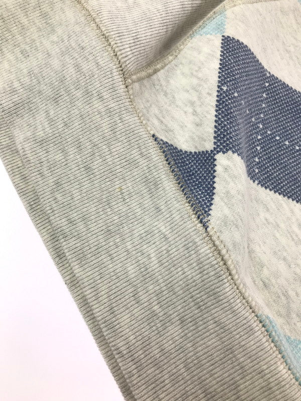 【中古品】【メンズ】 STUSSY ステューシー 00's ARGYLE CREW NECK SWEAT SHIRT GRAY 2000年代 アーガイル クルー ネック スウェット シャツ トレーナー 142-260807-rt-03-tagh サイズ：M カラー：グレー 万代Net店