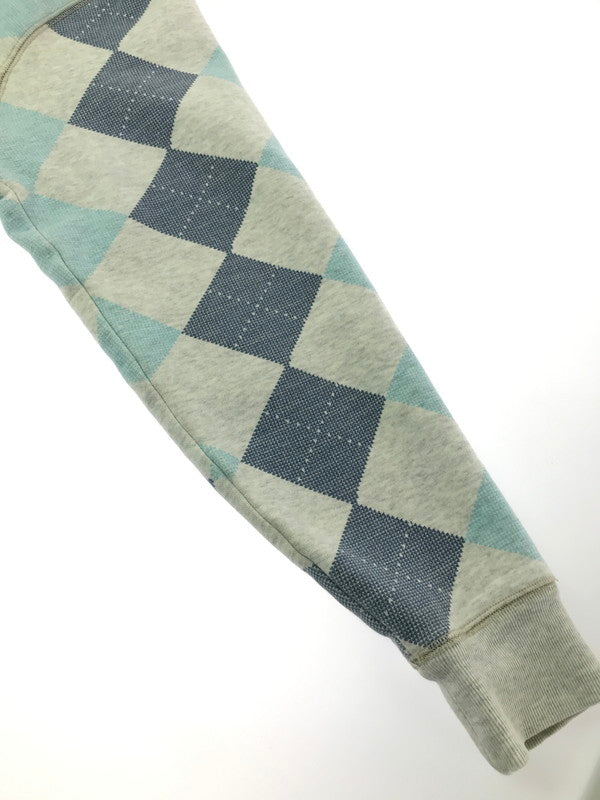 【中古品】【メンズ】 STUSSY ステューシー 00's ARGYLE CREW NECK SWEAT SHIRT GRAY 2000年代 アーガイル クルー ネック スウェット シャツ トレーナー 142-260807-rt-03-tagh サイズ：M カラー：グレー 万代Net店
