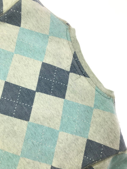 【中古品】【メンズ】 STUSSY ステューシー 00's ARGYLE CREW NECK SWEAT SHIRT GRAY 2000年代 アーガイル クルー ネック スウェット シャツ トレーナー 142-260807-rt-03-tagh サイズ：M カラー：グレー 万代Net店