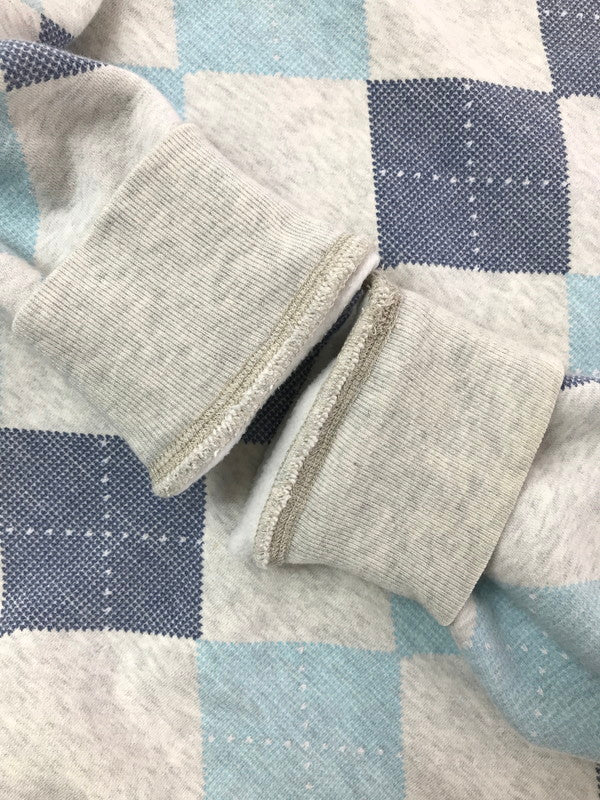 【中古品】【メンズ】 STUSSY ステューシー 00's ARGYLE CREW NECK SWEAT SHIRT GRAY 2000年代 アーガイル クルー ネック スウェット シャツ トレーナー 142-260807-rt-03-tagh サイズ：M カラー：グレー 万代Net店
