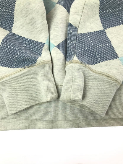【中古品】【メンズ】 STUSSY ステューシー 00's ARGYLE CREW NECK SWEAT SHIRT GRAY 2000年代 アーガイル クルー ネック スウェット シャツ トレーナー 142-260807-rt-03-tagh サイズ：M カラー：グレー 万代Net店