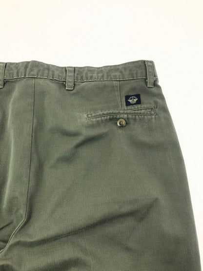 【中古品】【メンズ】 DOCKERS ドッカーズ KHAKI 90's PANTS OLIVE 90年代 パンツ ボトムス 157-260808-rt-14-tagh サイズ：W36 L30 カラー：オリーブ 万代Net店
