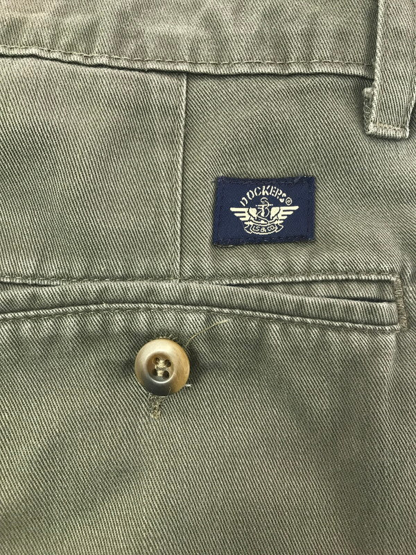 【中古品】【メンズ】 DOCKERS ドッカーズ KHAKI 90's PANTS OLIVE 90年代 パンツ ボトムス 157-260808-rt-14-tagh サイズ：W36 L30 カラー：オリーブ 万代Net店