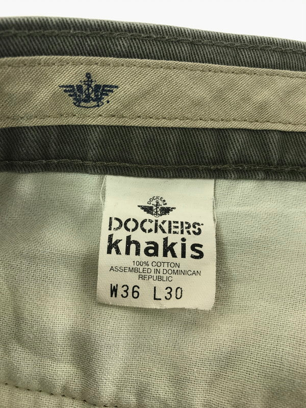 【中古品】【メンズ】 DOCKERS ドッカーズ KHAKI 90's PANTS OLIVE 90年代 パンツ ボトムス 157-260808-rt-14-tagh サイズ：W36 L30 カラー：オリーブ 万代Net店
