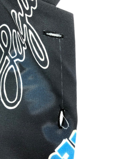 【中古品】【メンズ】 DUALISM BRUSHED デュアリズム OPEN COLLAR SHIRT NEON BLACK オープンカラー半袖シャツ ストリート 142-260822-su-06-tagh サイズ：F カラー：ネオンブラック 万代Net店
