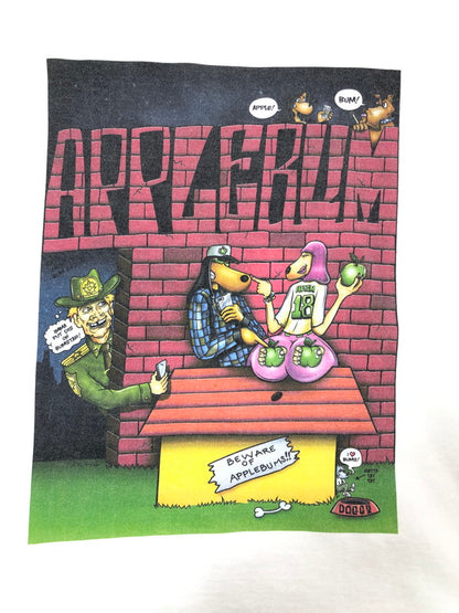 【中古品】【メンズ】 APPLEBUM アップルバム 18SS DOGGYSTYLE SS TEE WHITE ドギースタイル 半袖カットソー ストリート ヘビーウェイト 142-260822-su-03-tagh サイズ：XL カラー：ホワイト 万代Net店