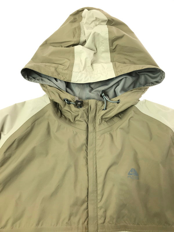 【現状渡し品】【メンズ】 NIKE ナイキ 00's NYLON SHELL JACKET ナイロン シェル ジャケット ライトアウター 146-260807-rt-09-tagh サイズ：L カラー：ベージュ 万代Net店
