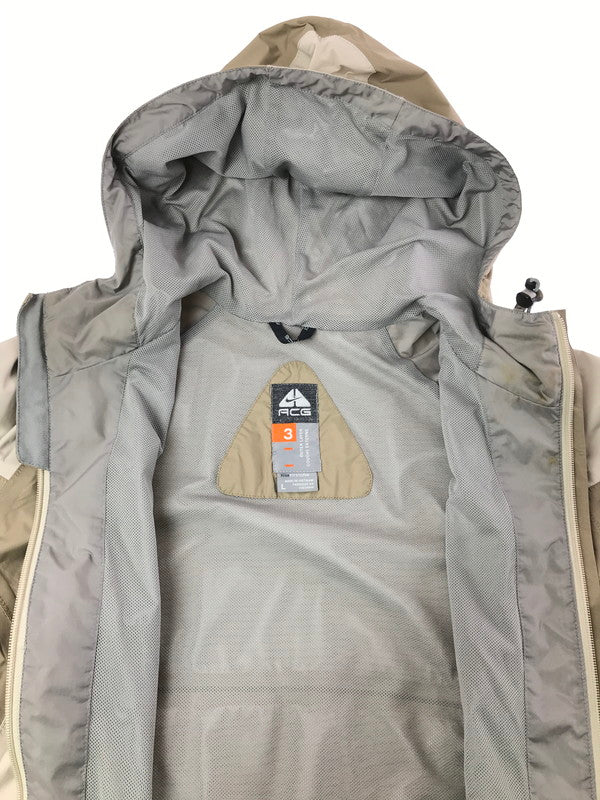 【現状渡し品】【メンズ】 NIKE ナイキ 00's NYLON SHELL JACKET ナイロン シェル ジャケット ライトアウター 146-260807-rt-09-tagh サイズ：L カラー：ベージュ 万代Net店