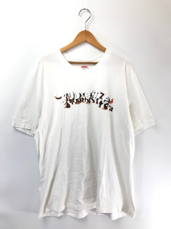 【中古品】【メンズ】 SUPREME シュプリーム 21SS APES TEE WHITE 21年 春夏 ショートスリーブ Tシャツ 半袖Tシャツ トップス 149-260808-rt-01-tagh サイズ：XL カラー：ホワイト 万代Net店