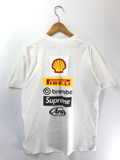 【中古品】【メンズ】 SUPREME シュプリーム × DUCATI ドゥカティ コラボ LOGOS TEE ロゴ Tシャツ 半袖Tシャツ トップス 149-260808-rt-02-tagh サイズ：M カラー：ホワイト 万代Net店