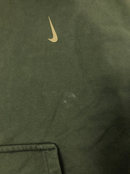 【中古品】【メンズ】 NIKE ナイキ × BILLIE EILISH ビリー アイリッシュ FLEECE HOODIE DQ7751-355 フリース フーディー 148-260807-rt-06-tagh サイズ：L カラー：グリーン系 万代Net店