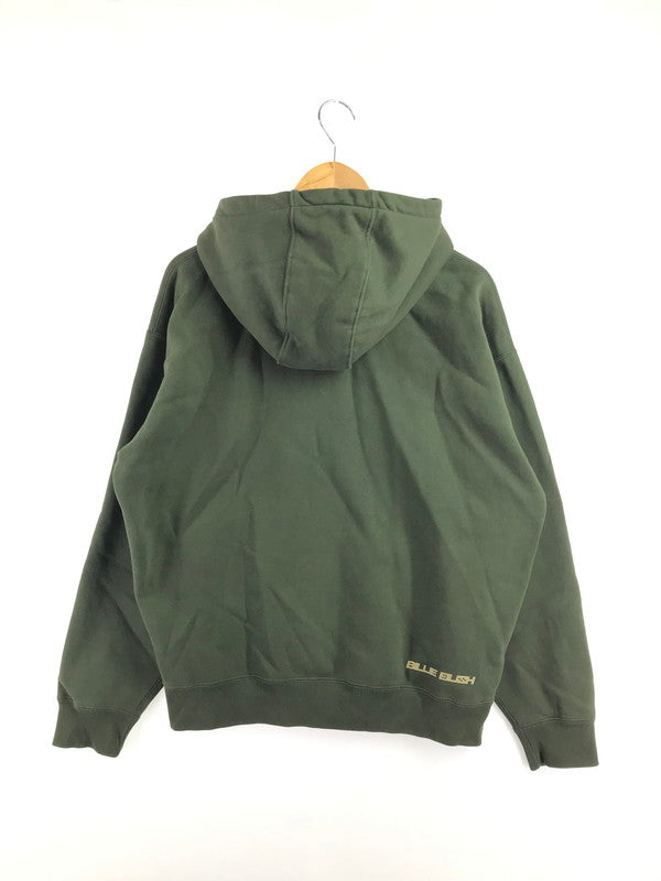 【中古品】【メンズ】 NIKE ナイキ × BILLIE EILISH ビリー アイリッシュ FLEECE HOODIE DQ7751-355 フリース フーディー 148-260807-rt-06-tagh サイズ：L カラー：グリーン系 万代Net店