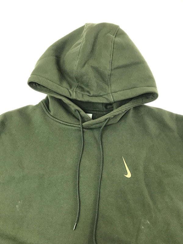 【中古品】【メンズ】 NIKE ナイキ × BILLIE EILISH ビリー アイリッシュ FLEECE HOODIE DQ7751-355 フリース フーディー 148-260807-rt-06-tagh サイズ：L カラー：グリーン系 万代Net店