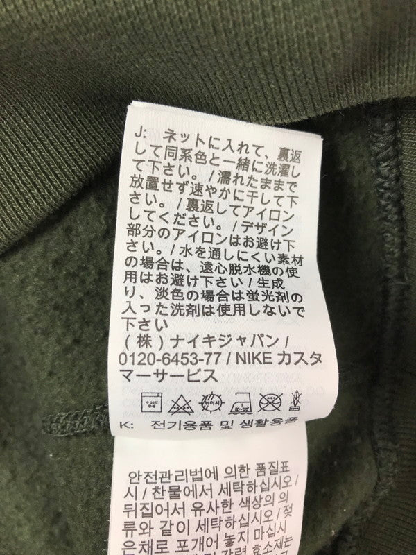 【中古品】【メンズ】 NIKE ナイキ × BILLIE EILISH ビリー アイリッシュ FLEECE HOODIE DQ7751-355 フリース フーディー 148-260807-rt-06-tagh サイズ：L カラー：グリーン系 万代Net店