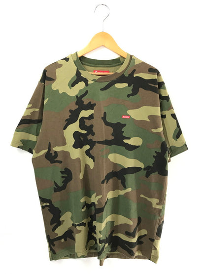 【中古品】【メンズ】 SUPREME シュプリーム 25SS SMALL BOX LOGO CAMO スモール ボックス ロゴ Tシャツ 半袖Tシャツ トップス 149-260808-rt-03-tagh サイズ：L カラー：カーキ系 万代Net店