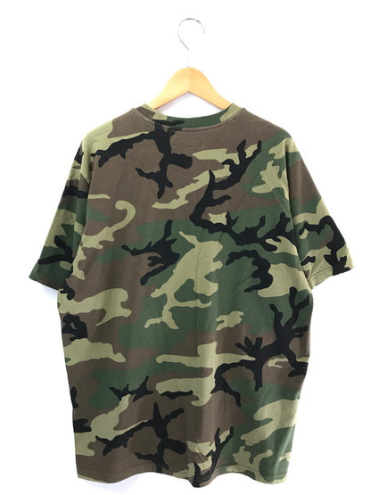 【中古品】【メンズ】 SUPREME シュプリーム 25SS SMALL BOX LOGO CAMO スモール ボックス ロゴ Tシャツ 半袖Tシャツ トップス 149-260808-rt-03-tagh サイズ：L カラー：カーキ系 万代Net店