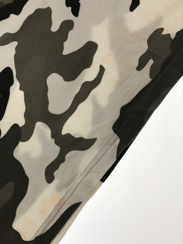 【中古品】【メンズ】 SUPREME シュプリーム 25SS SMALL BOX LOGO L/S TEE GRAY CAMO 25年春夏 スモールボックス ロゴ ロングスリーブ Tシャツ トップス 149-260808-rt-07-tagh サイズ：L カラー：グレー系 万代Net店