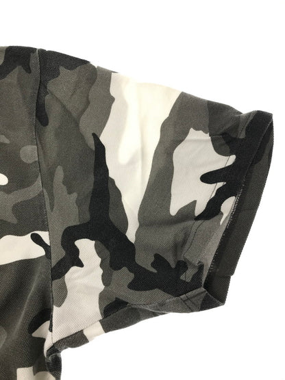 【中古品】【メンズ】 SUPREME シュプリーム 25SS WASHED CAMO POLO SHIRT 25年春夏 ウォッシュド カモ ポロシャツ トップス 149-260808-rt-05-tagh サイズ：M カラー：グレー系 万代Net店