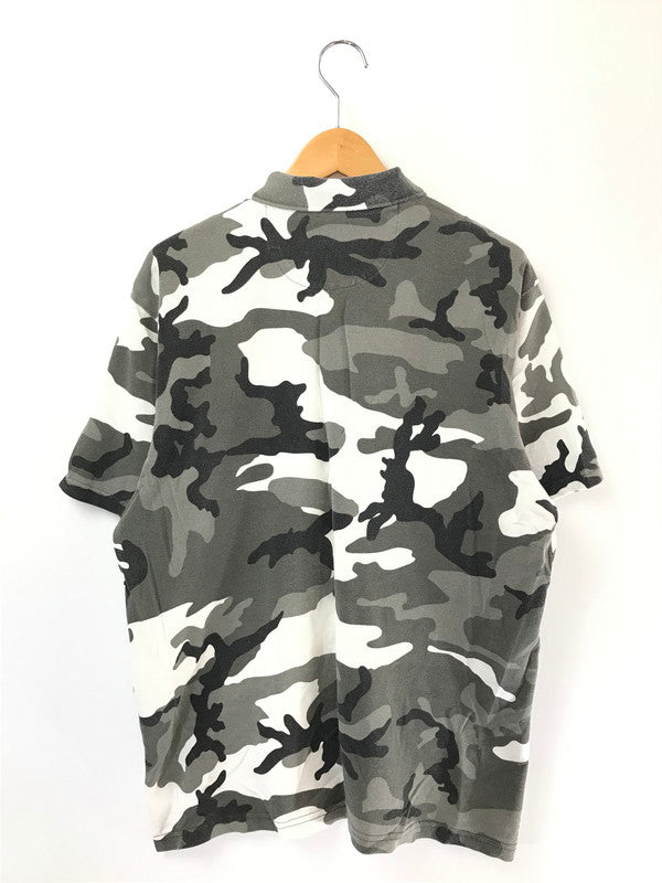 【中古品】【メンズ】 SUPREME シュプリーム 25SS WASHED CAMO POLO SHIRT 25年春夏 ウォッシュド カモ ポロシャツ トップス 149-260808-rt-05-tagh サイズ：M カラー：グレー系 万代Net店