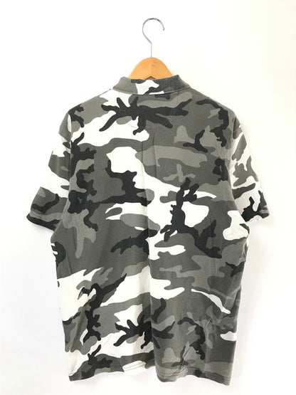 【中古品】【メンズ】 SUPREME シュプリーム 25SS WASHED CAMO POLO SHIRT 25年春夏 ウォッシュド カモ ポロシャツ トップス 149-260808-rt-05-tagh サイズ：M カラー：グレー系 万代Net店