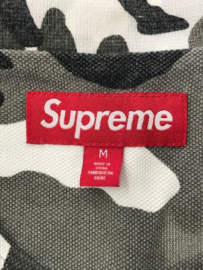 【中古品】【メンズ】 SUPREME シュプリーム 25SS WASHED CAMO POLO SHIRT 25年春夏 ウォッシュド カモ ポロシャツ トップス 149-260808-rt-05-tagh サイズ：M カラー：グレー系 万代Net店