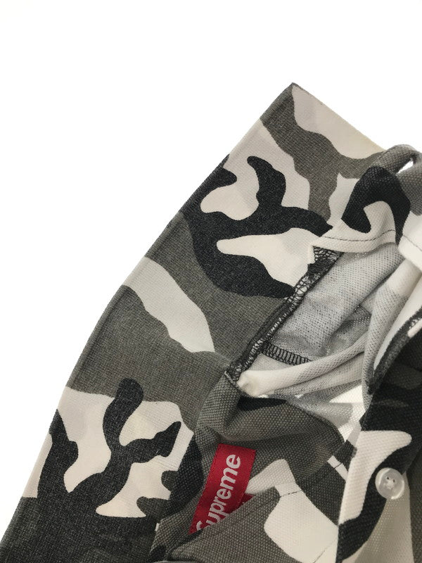 【中古品】【メンズ】 SUPREME シュプリーム 25SS WASHED CAMO POLO SHIRT 25年春夏 ウォッシュド カモ ポロシャツ トップス 149-260808-rt-05-tagh サイズ：M カラー：グレー系 万代Net店