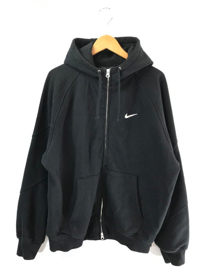 【中古品】【メンズ】 SUPREME シュプリーム × NIKE ナイキ ZIP UP HOODIE HF9633-010 ジップアップフーディー パーカー トップス 149-260809-hi-01-tagh サイズ：M カラー：ブラック 万代Net店